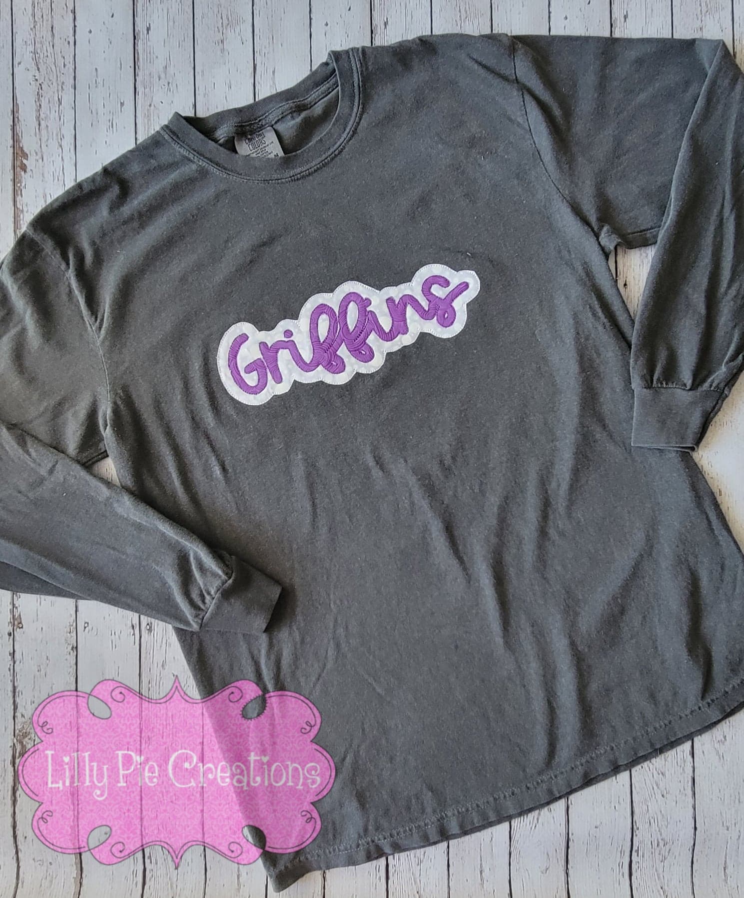Double Applique Mascot T-Shirt - Comfort Colors Mascot Shirt for Adults