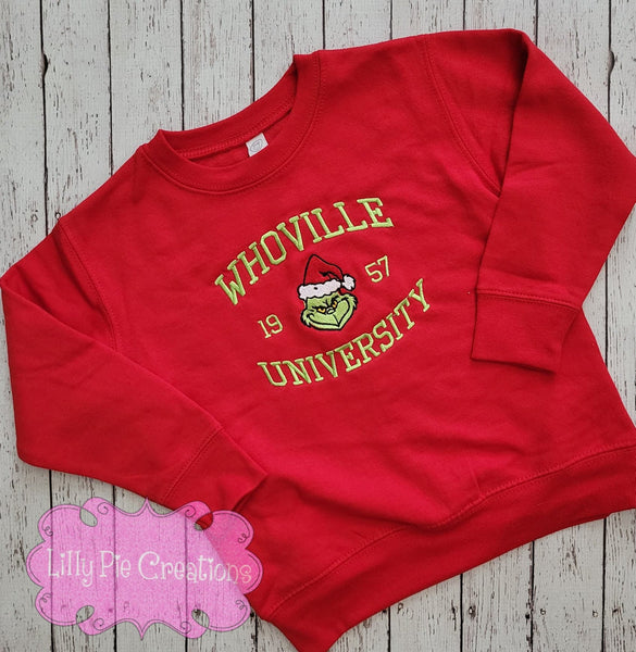 red university of louisville sweatshirt