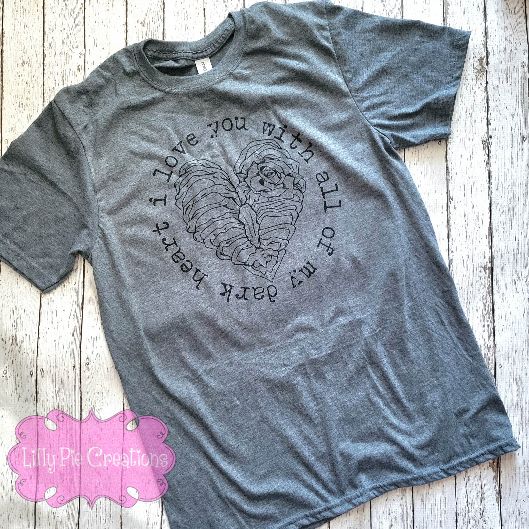 I Love You With All of My Dark Heart Valentine's Day Shirt