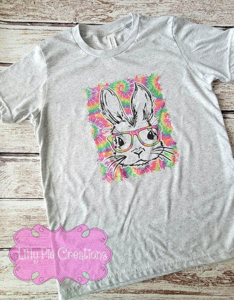 Hipster Easter Bunny Kids Easter T-shirt