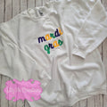 Fringe Mardi Gras Sweatshirt - Available in Black or White