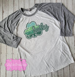 Lucky Shamrock St. Patrick's Day Shirt - Adult St. Patricks Day T-Shirt