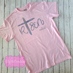 Pink Risen Indeed Adult Easter Shirt - Ladies Easter t-shirt