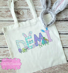 Personalized Easter Tote Bag