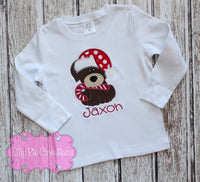 Christmas Puppy Personalized Shirt for Kids