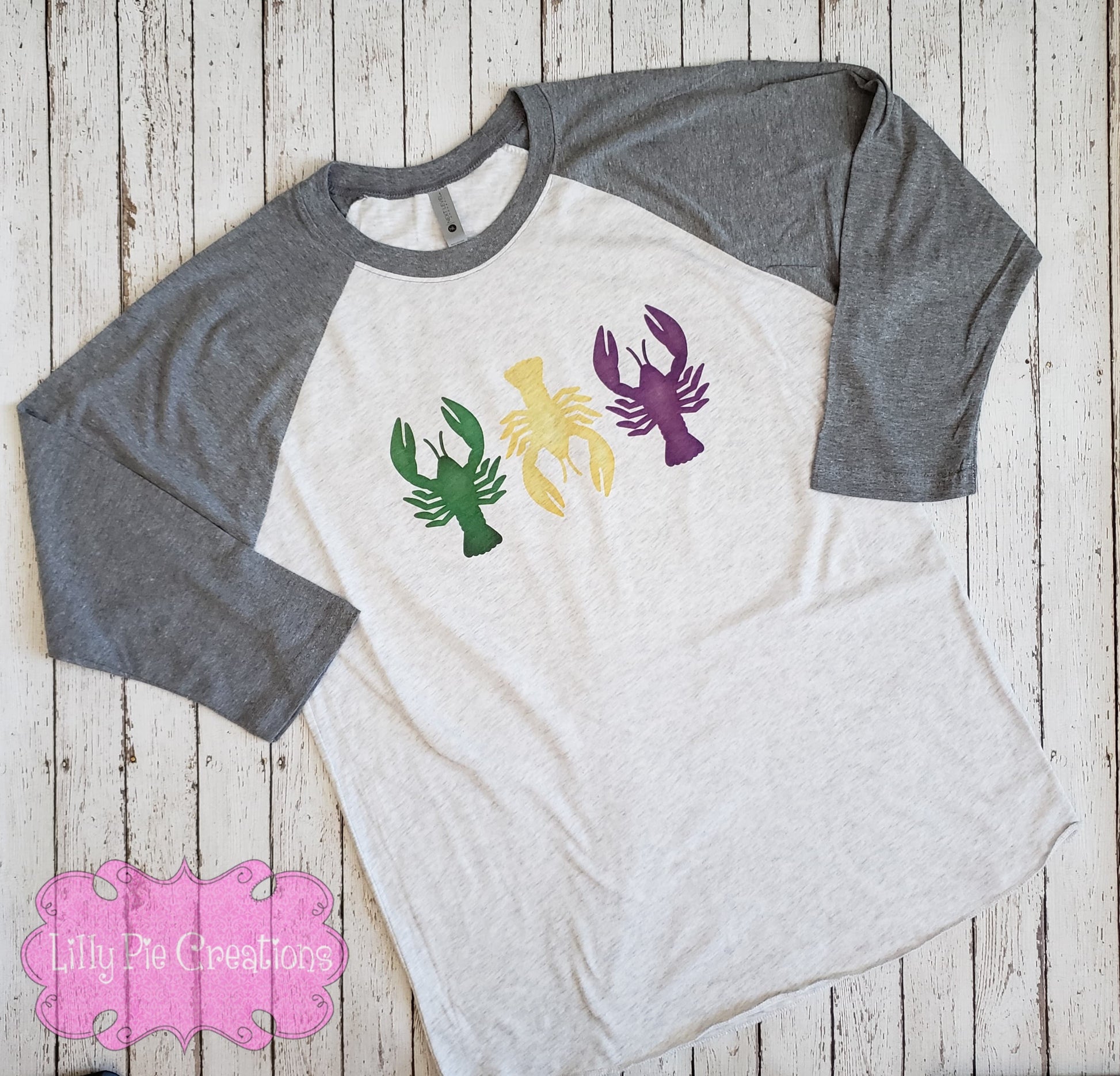 Crawfish Mardi Gras Tshirt