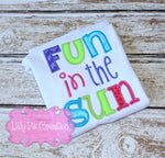 Fun in the Sun Kids Summer Shirt - Lilly Pie Creations