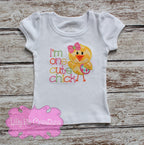 One Cute Chick Easter Shirt - Cute Easter Shirt for Girls Baby, Toddler, Big and Little Girls