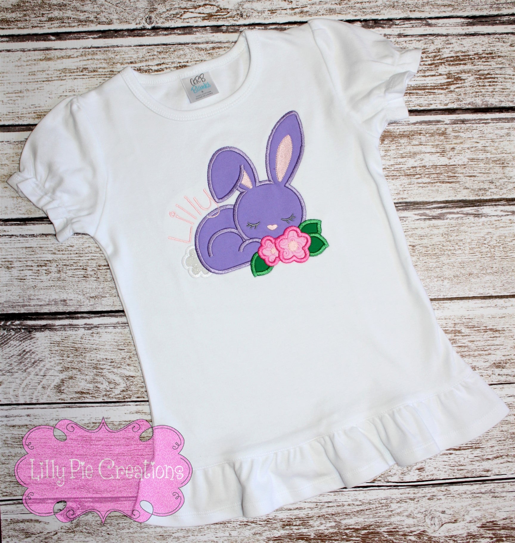 Girls Easter Bunny Shirt