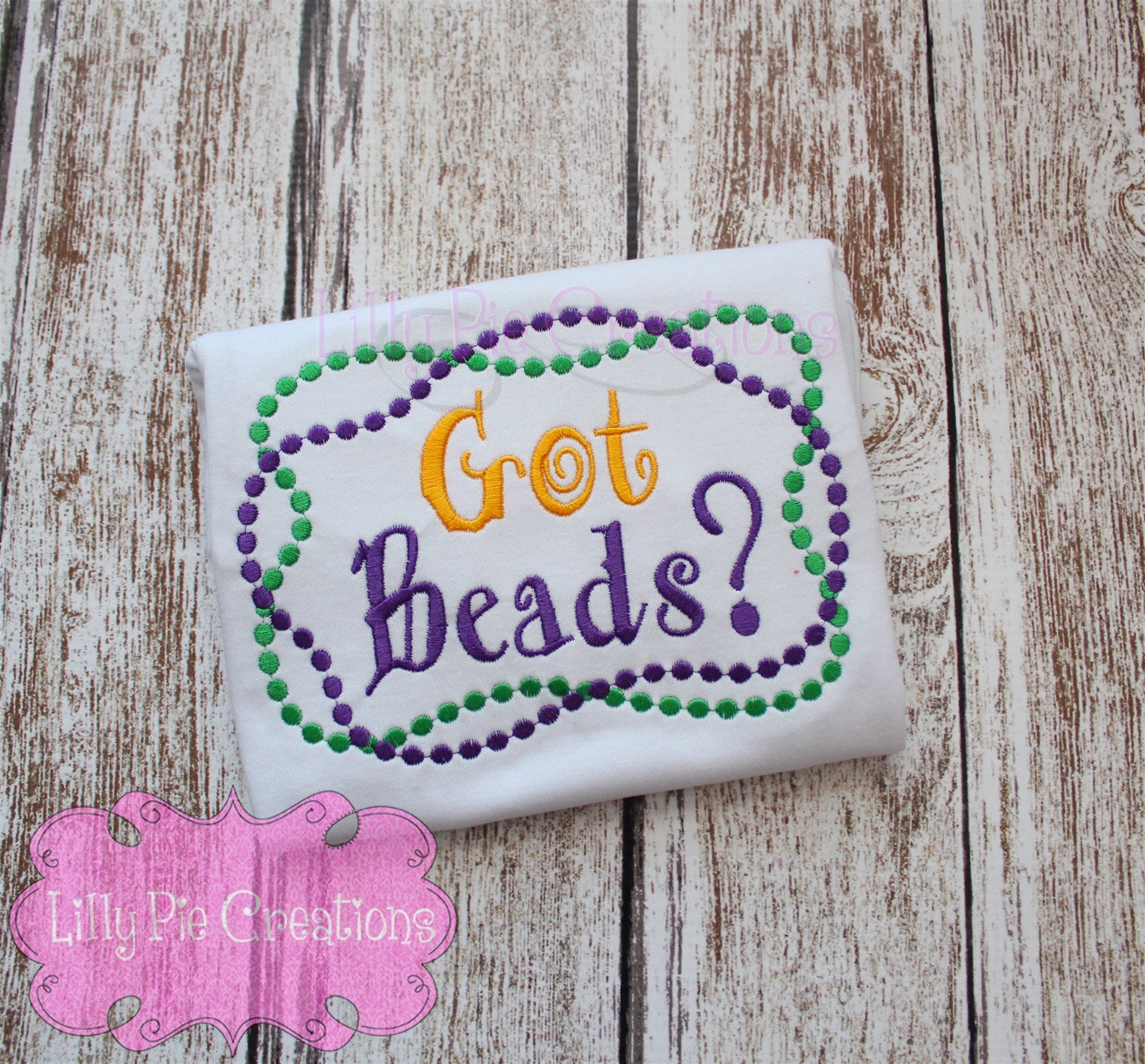 Got Beads Kids Mardi Gras Shirt - Baby Mardi Gras Outfit