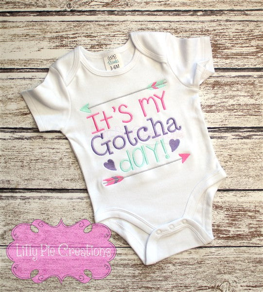 It's my Gotcha Day Outfit - Custom Adoption Shirt