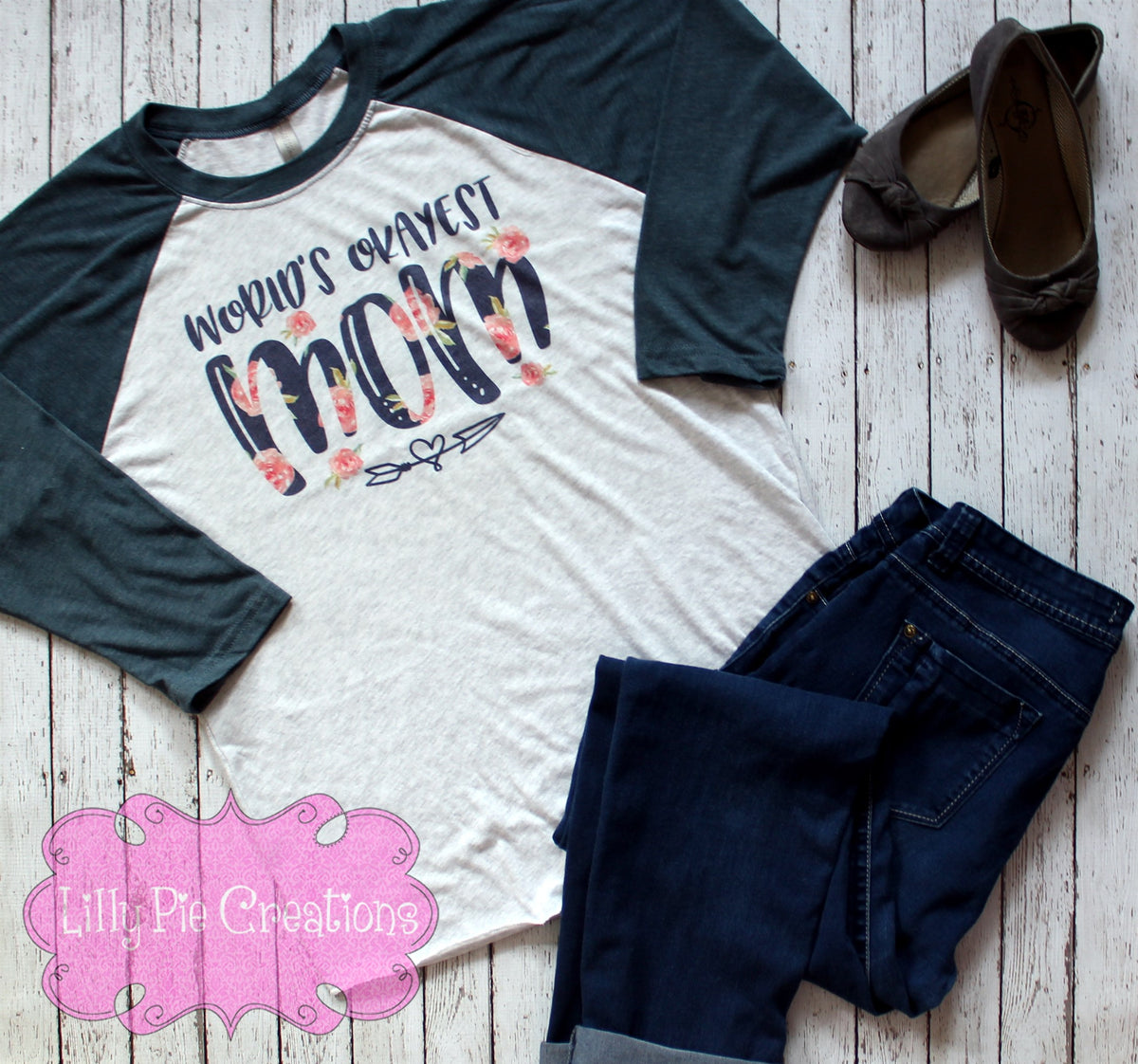 World's Okayest Mom Shirt, Funny Mom Graphic Tee, Multiple Styles Avai ...