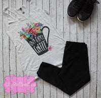 Coffee workout tank - Lilly Pie Creations