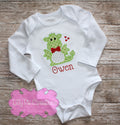 Valentine's Day Dragon Applique Shirt