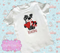 Love You Skunk Valentine's Day Applique Shirt