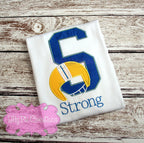 Football Initial Applique Shirt - Personalized Football Shirt