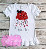 Girls Summer Jelly Fish Shirt - Lilly Pie Creations