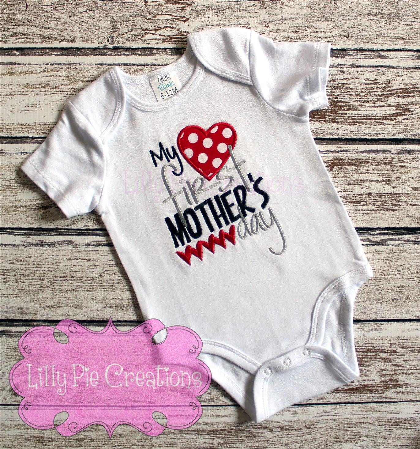 My First Mothers Day Baby Bodysuit - Mother's Day Baby Outfit