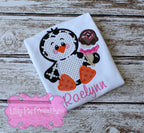 Summer Penguin Kids Personalized Shirt - Girls Summer Shirt