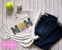 Softball Mom Shirt, Softball Mom Tank Top,  Softball Mom Raglan