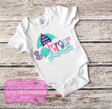 Girls Summer Applique Shirt - Baby Summer Outfit