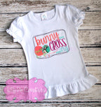 Bunny Crossing - Girls Easter Shirt - Toddler Easter Shirt