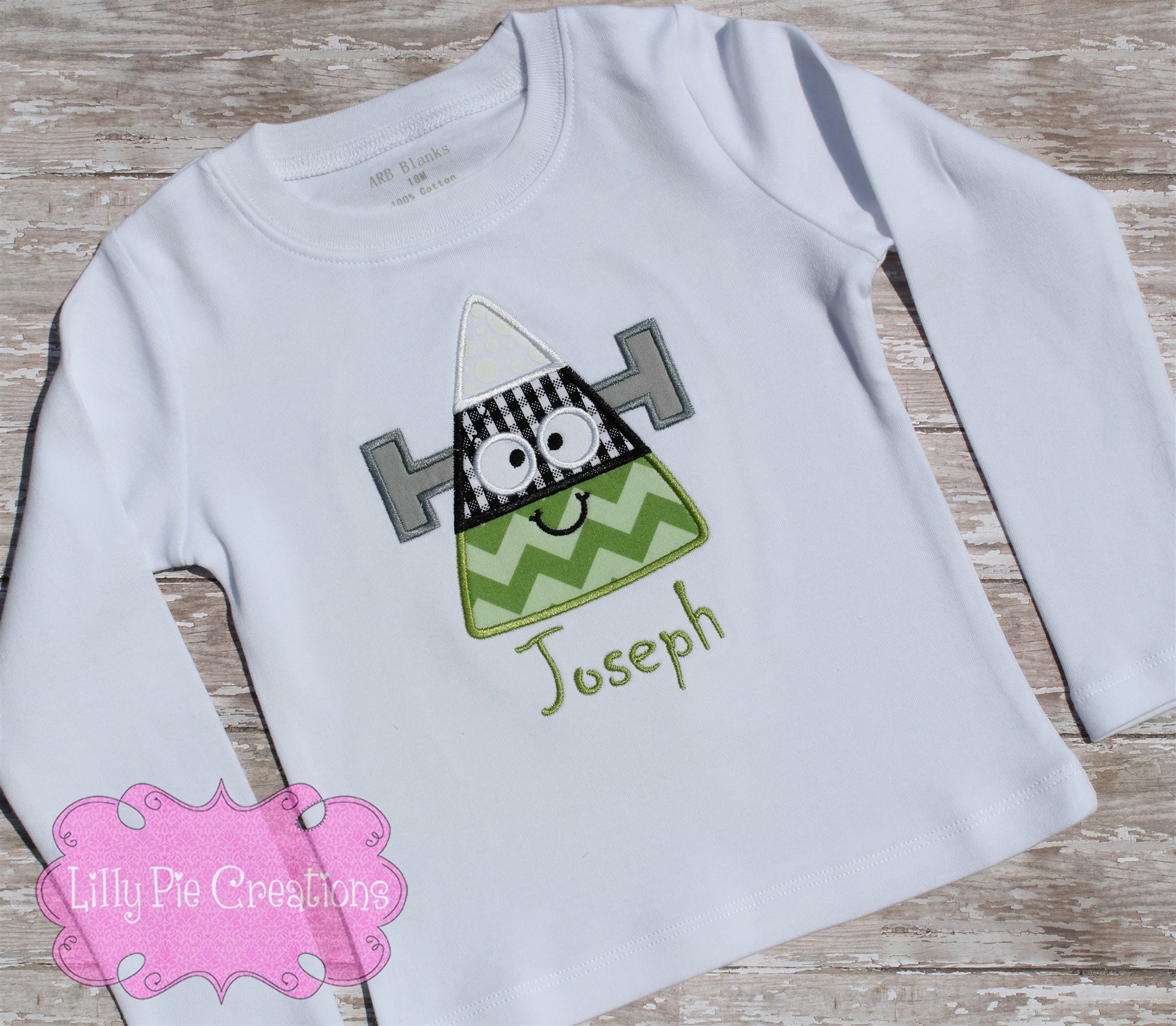 Halloween Candy Corn Applique Shirt - Boys Halloween Shirt