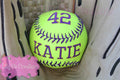 Custom Embroidered Softball- Custom Softball Team Gift