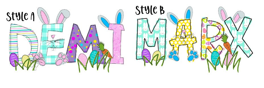 Personalized Easter Tote Bag