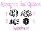 Monogram Crewneck Sweatshirt - Embroidered Monogram Sweatshirt
