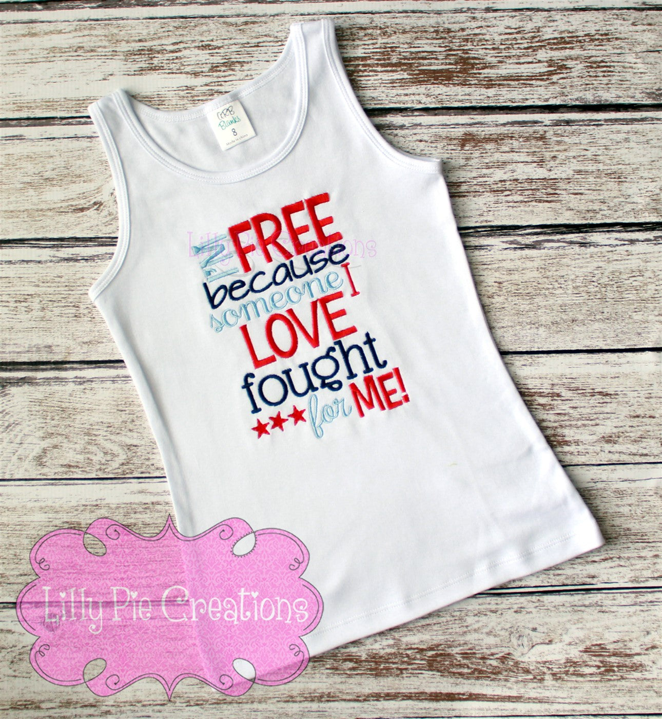 Military Child 4th of July Shirt - I'm Free Kids 4th of July T-shirt