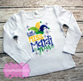 Little Miss Mardi Gras - Girls Mardi Gras Shirt