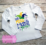 Little Miss Mardi Gras - Girls Mardi Gras Shirt