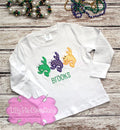 Crawfish Mardi Gras Shirt - Lilly Pie Creations