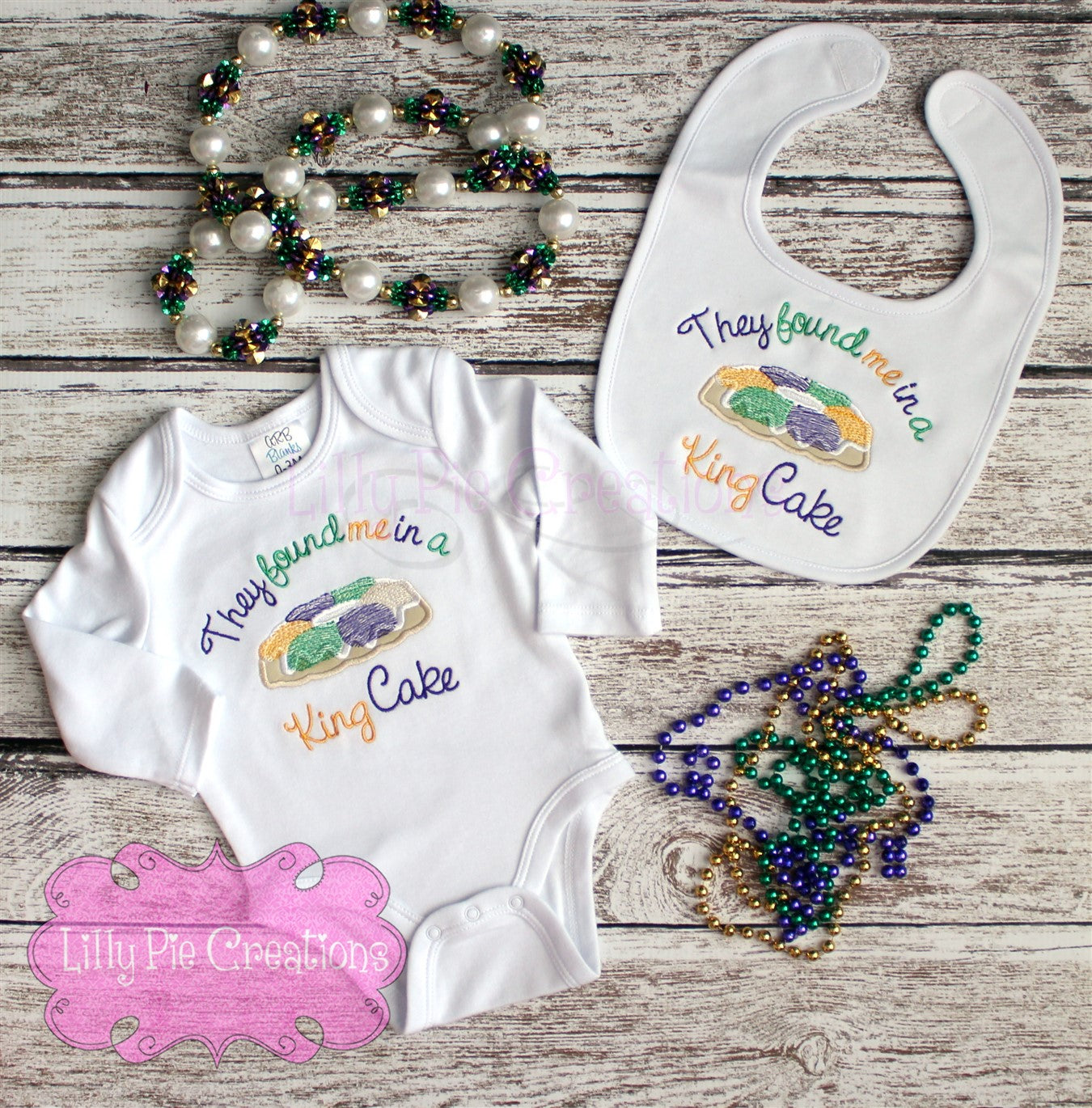 The found me in a king cake  