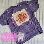 Purple Tiger T-shirt - Bleached Tiger Unisex Tee