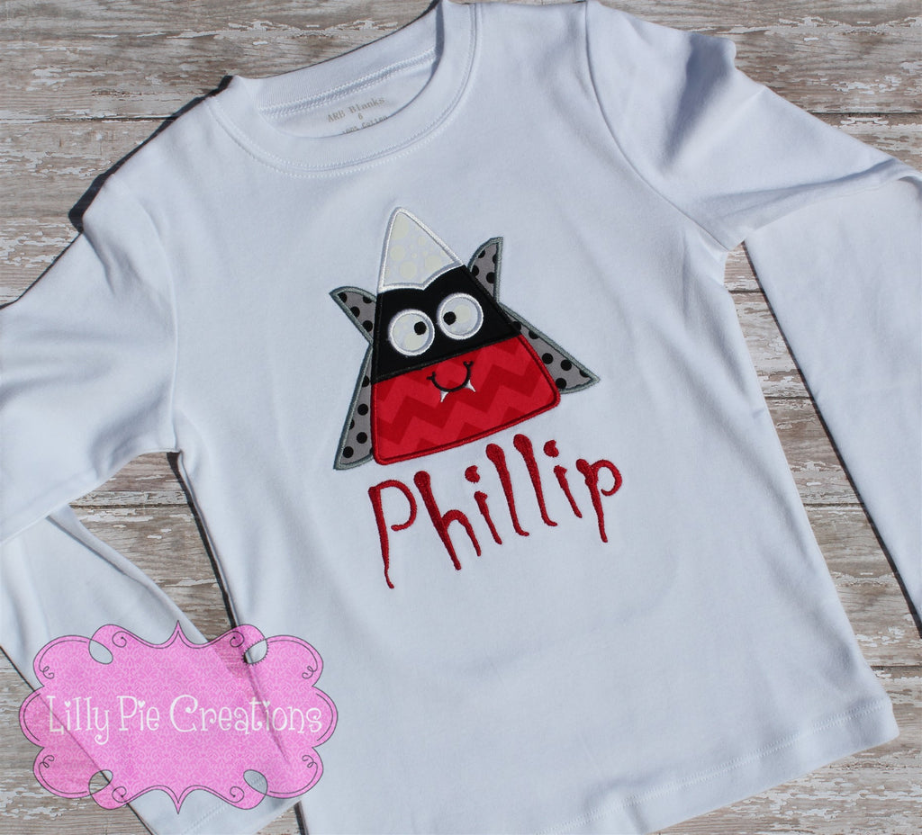 Halloween Candy Corn Applique Shirt - Boys Halloween Shirt
